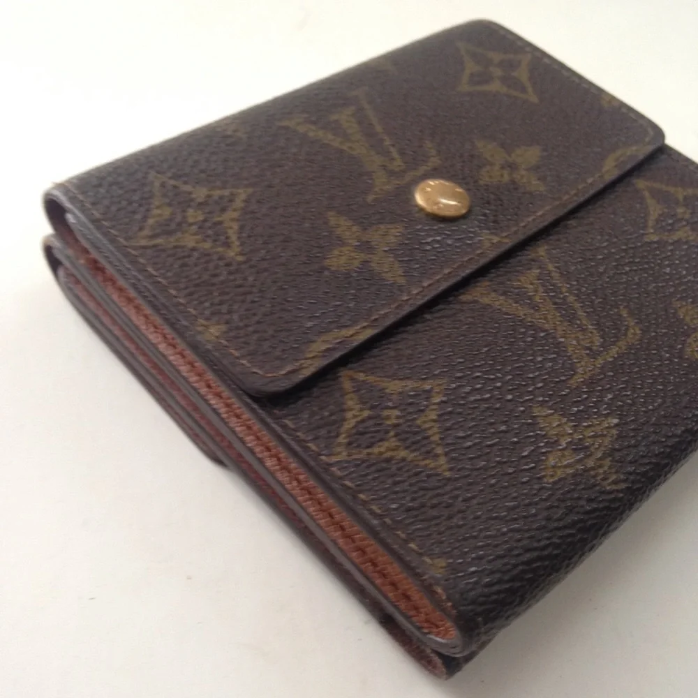 Louis Vuitton Brown Monogram Canvas Compact Wallet